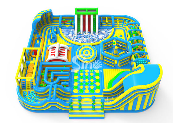 35x35m 아이 N 성인 유원지를 위한 가장 큰 실내 운동장 팽창식 테마 파크