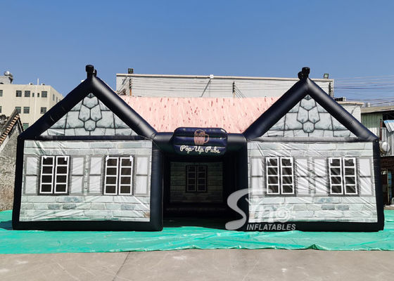 11x6m 주문 Gaint 옥외는 판매를 위한 완전한 디지털 방식으로 인쇄를 가진 아일랜드의 팽창식 선술집 천막을 나타냅니다